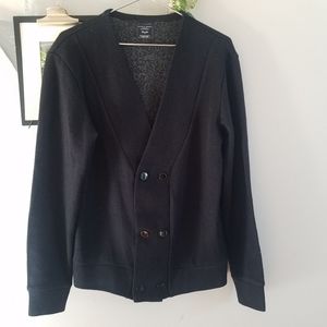 Zara Man Denim Couture Cardigan Sweater XL